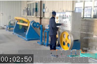 高速弓形單絞機(jī)GDJ800型試機(jī)現(xiàn)場(chǎng)